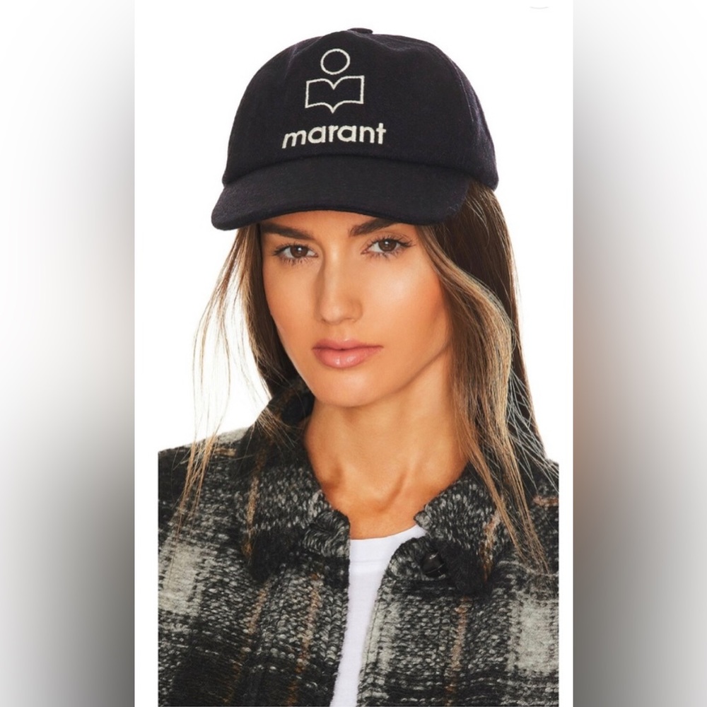 Isabel Marant 
Tyron Logo Baseball Cap